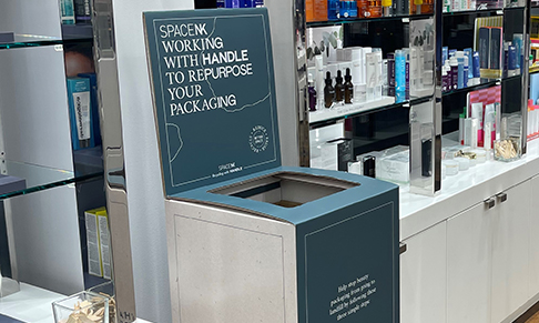 Space NK launches new beauty packaging recycling scheme with Handle